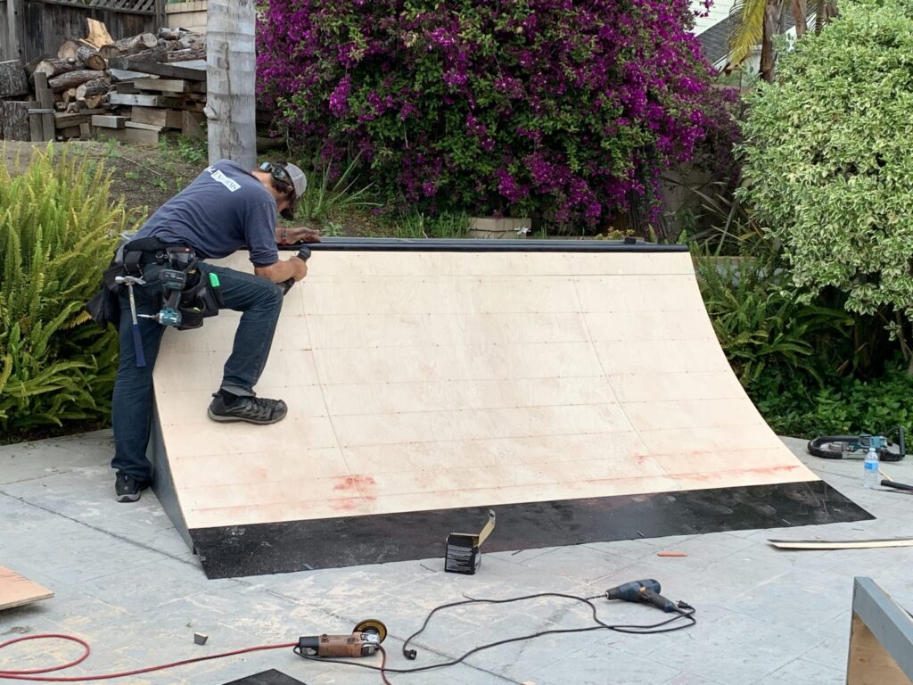 More Builds From the Shop: Building a quarter pipe