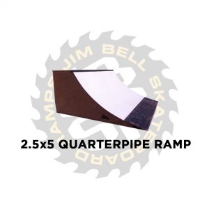 Jim Bell Skateboard Ramps - 2.5X5 Quarter Pipe Ramps