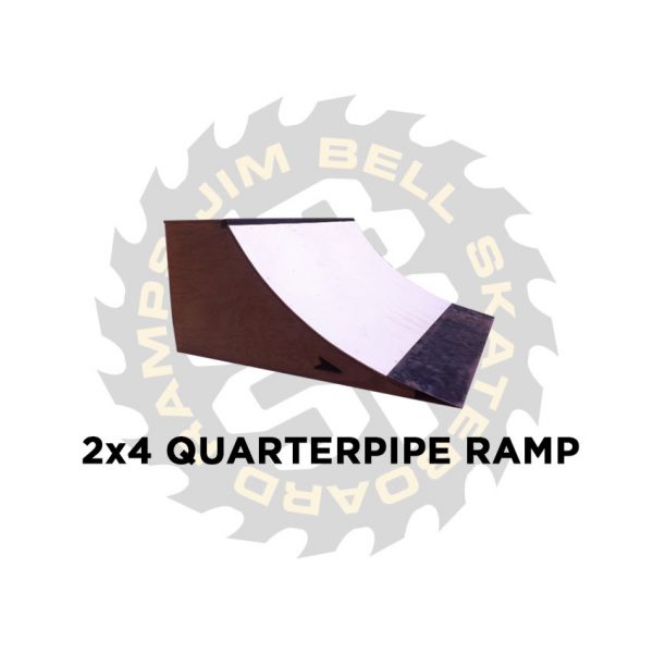 Jim Bell Skateboard Ramps - 2X4 Quarter Pipe Ramps