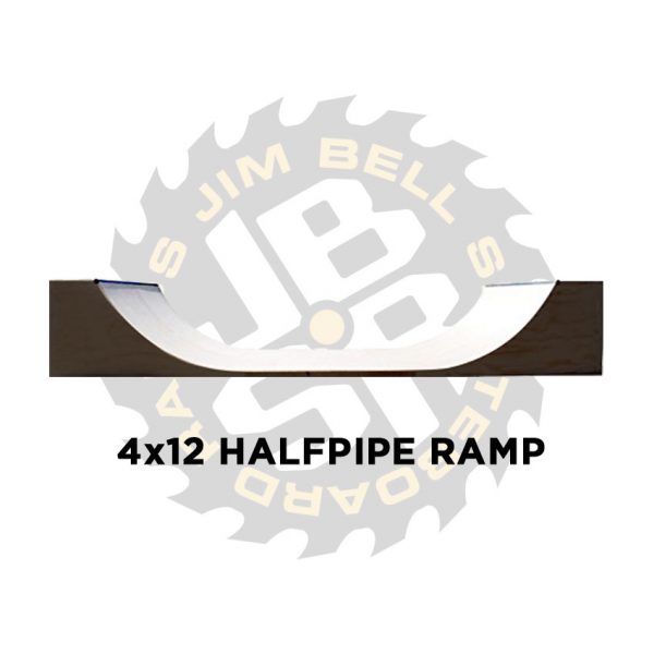 Jim Bell Skateboard Ramps - 4x12 Half Pipe Ramps